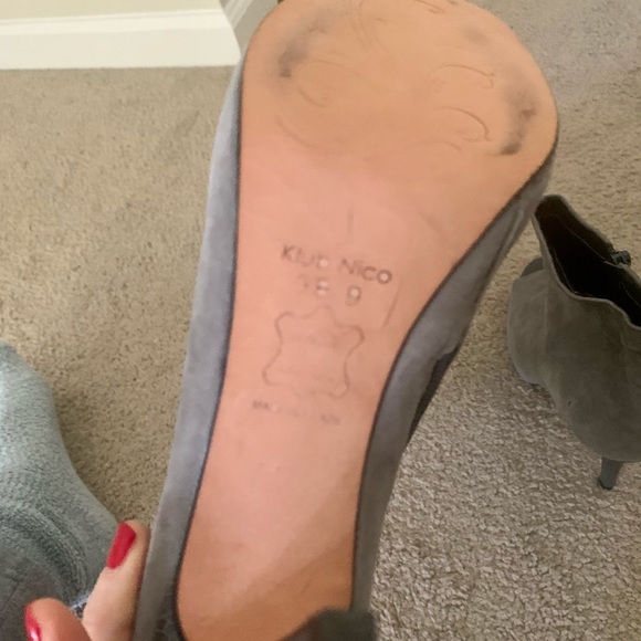 Klub Nico High Heels open toe gray shoes 9 - Picture 5 of 5